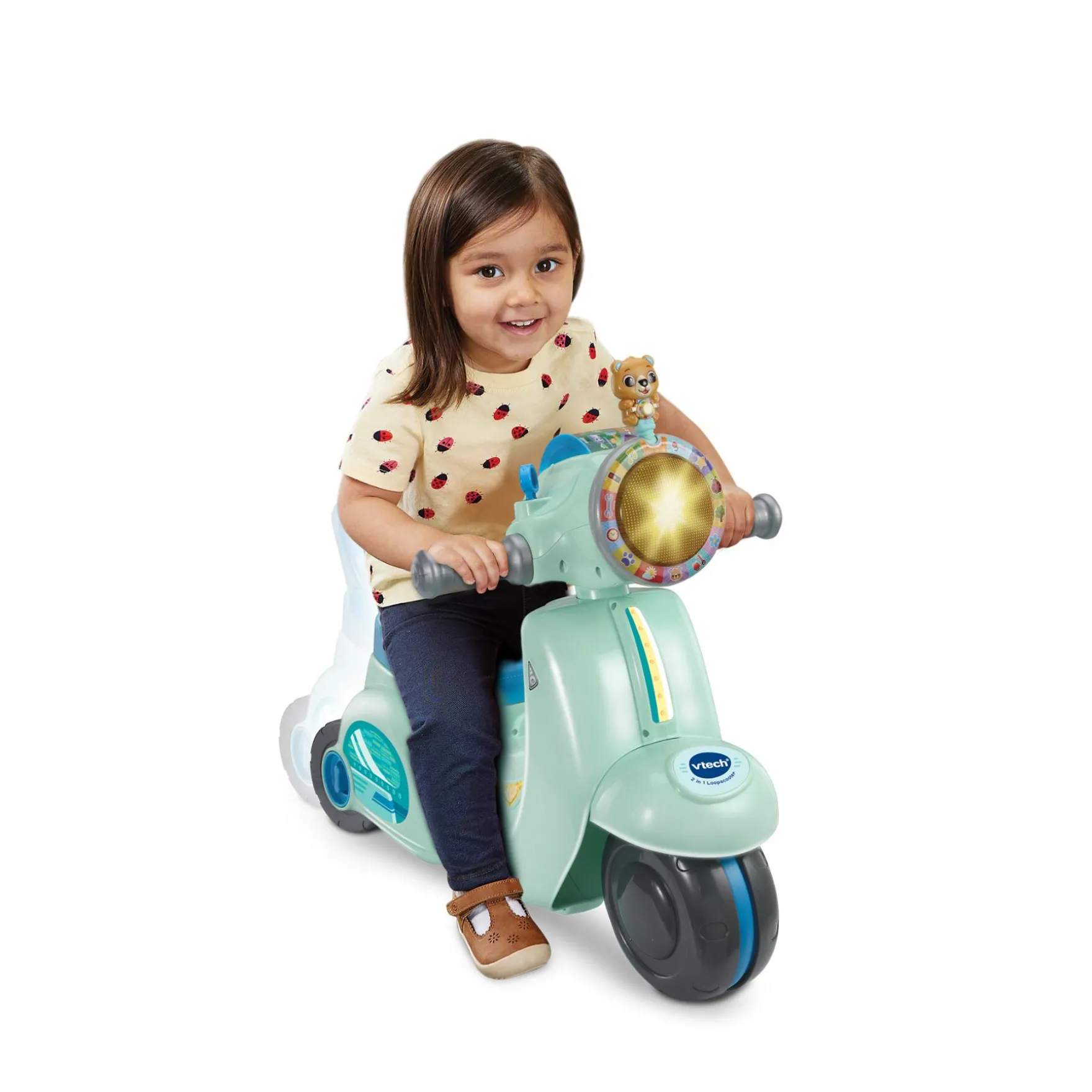 Vtech Baby 2 in 1 Loopscooter blauw