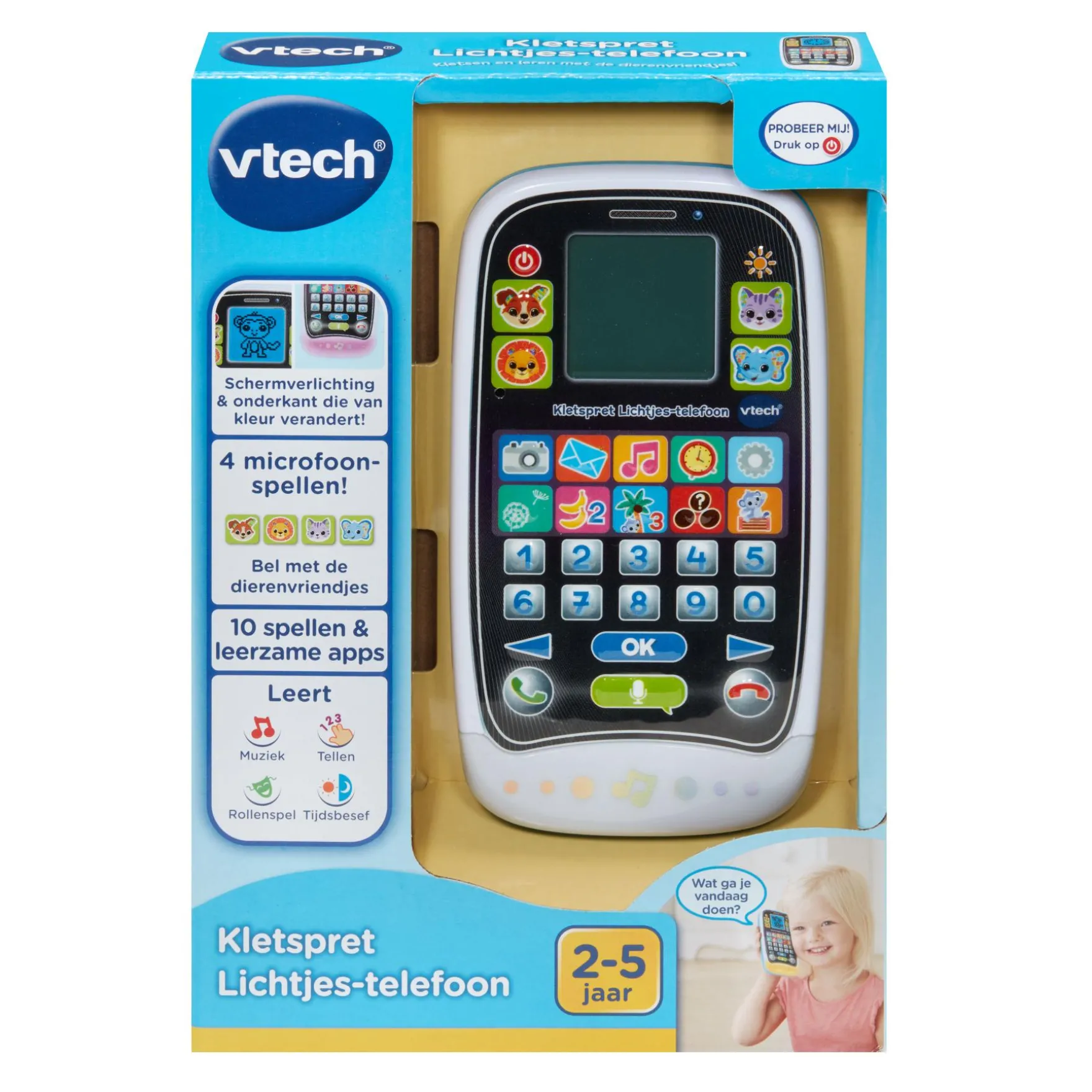 Vtech Kleuter Kletspret Lichtjestelefoon