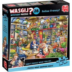 Wasgij puzzel Mysterie kat en muis spel 1000  stukjes
