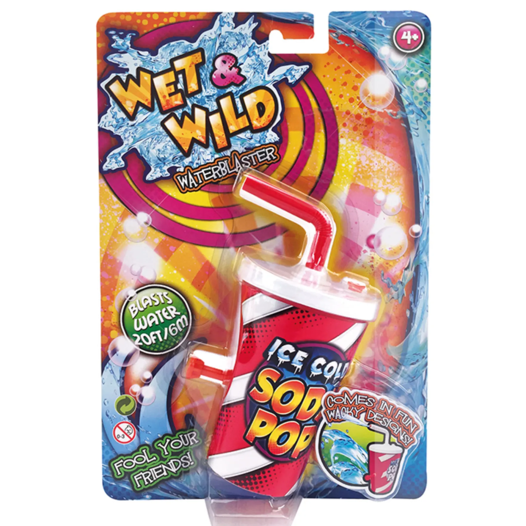 Waterpistool Vinger/Drinkbeker Assorti