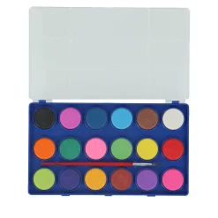Waterverftablet 18 kleuren