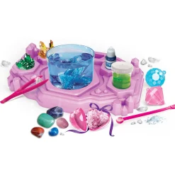 Wetenschap kristallen maken laboratorium groot