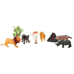 Wilde dieren set 8 delig