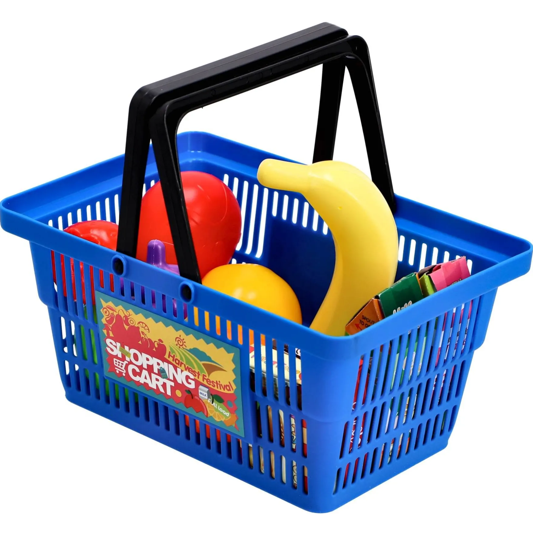 Winkelmandje gevuld rood