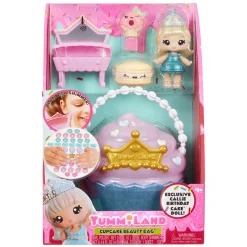 Yummiland Beauty Bag Playset + Lip Gloss Doll  Cupcake Beauty Bag