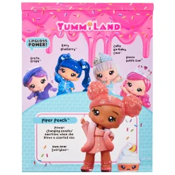 Yummiland Large Doll + Lipgloss Pet- Pia Peach