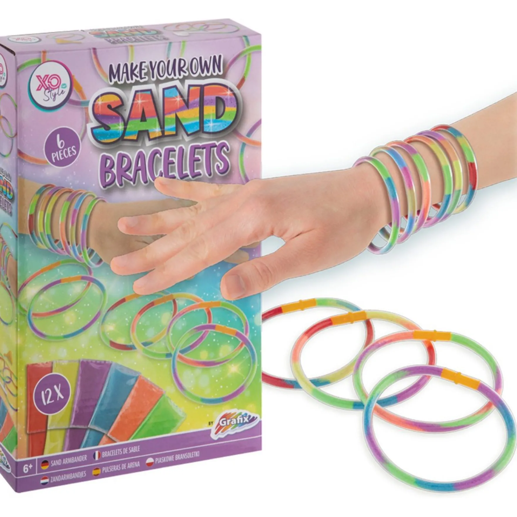 Zand armbanden maken 18 delig