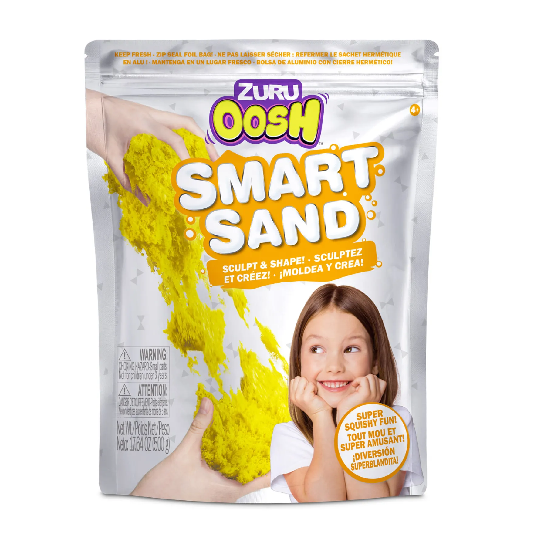 Zuru Oosh Slim Speelzand Medium (500 G) Assorti
