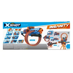 Zuru X-Shot insanity mad mega barrel blaster  (72 darts)