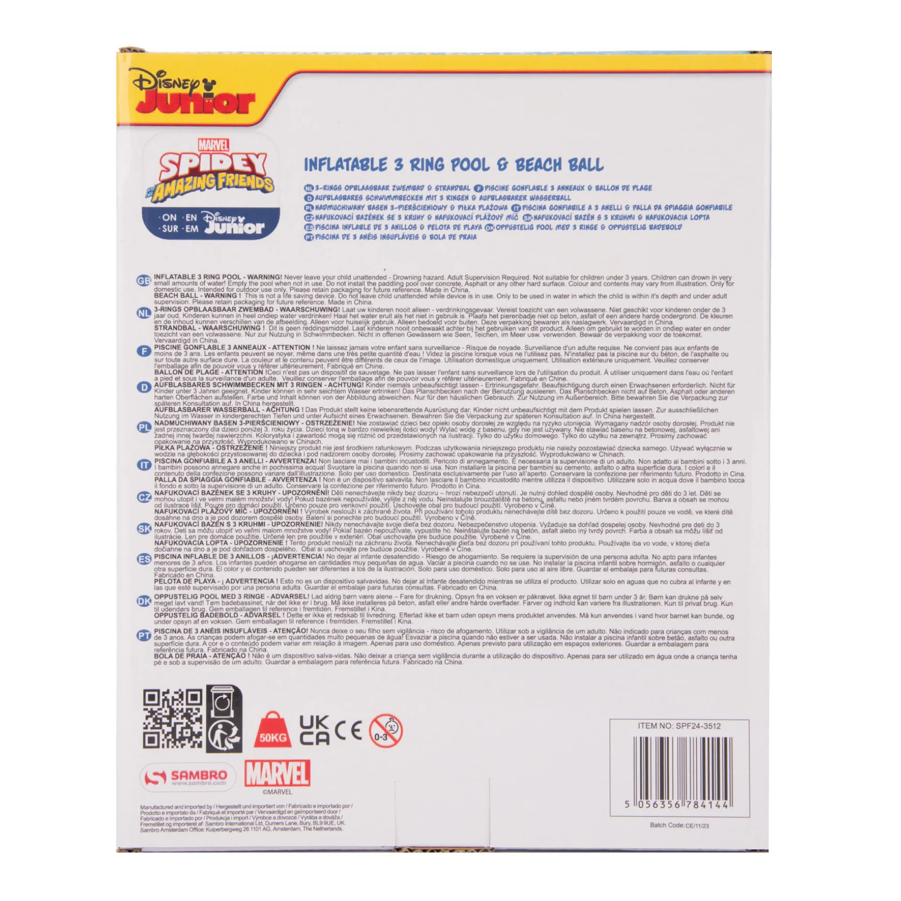 Zwembad Spidey And Friends 3 Rings
